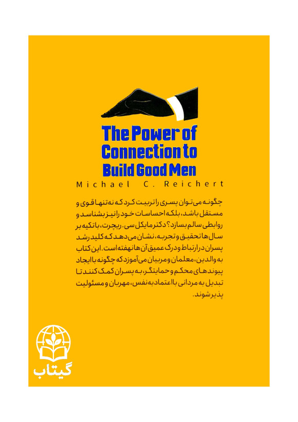 کاور اصلی کتاب دکتر ریچرت با زمینه زرد و عنوان برجسته فارسی